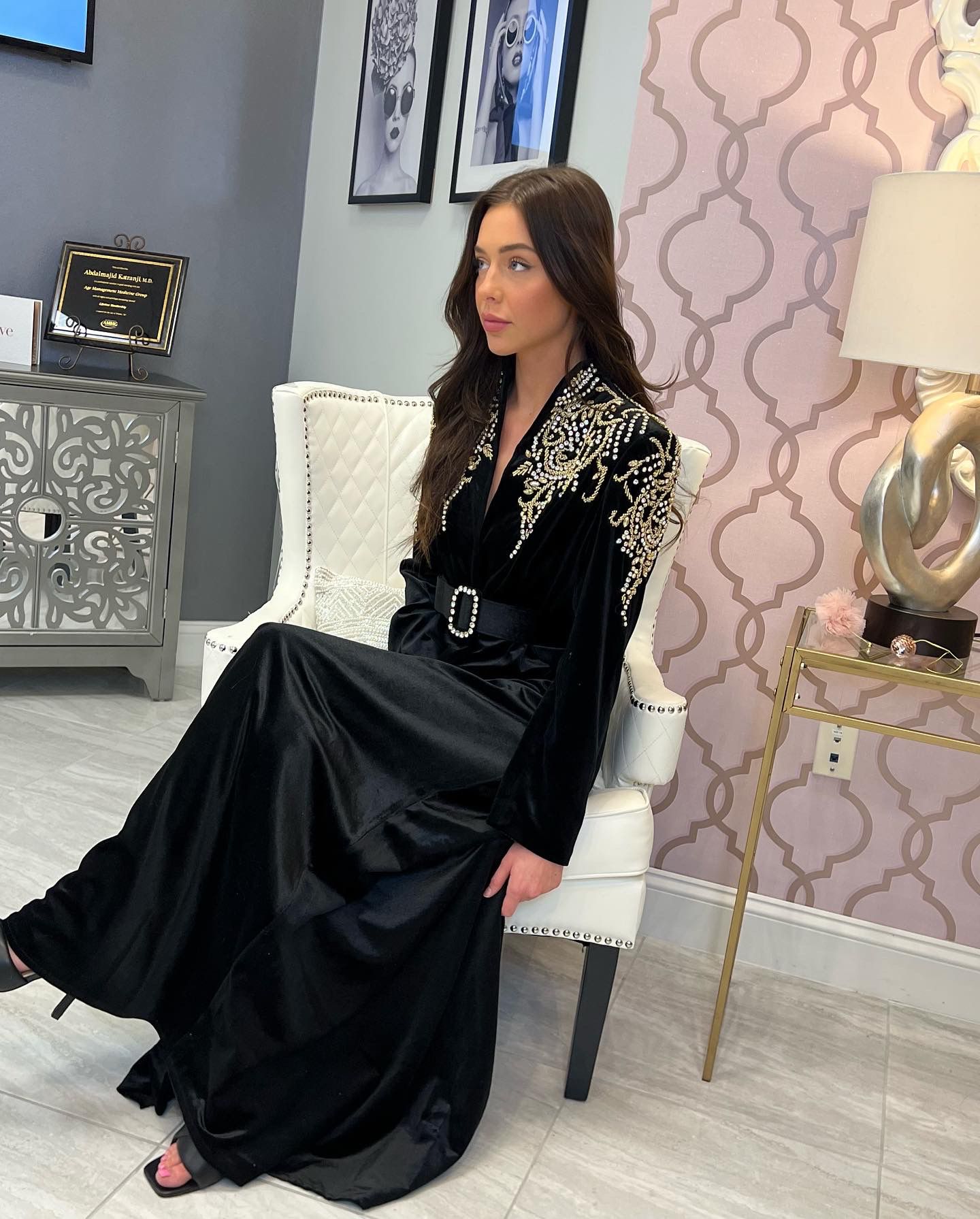 maxi-length trench coat