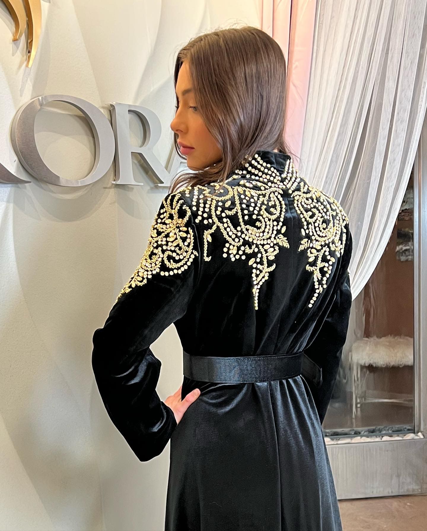 maxi-length trench coat