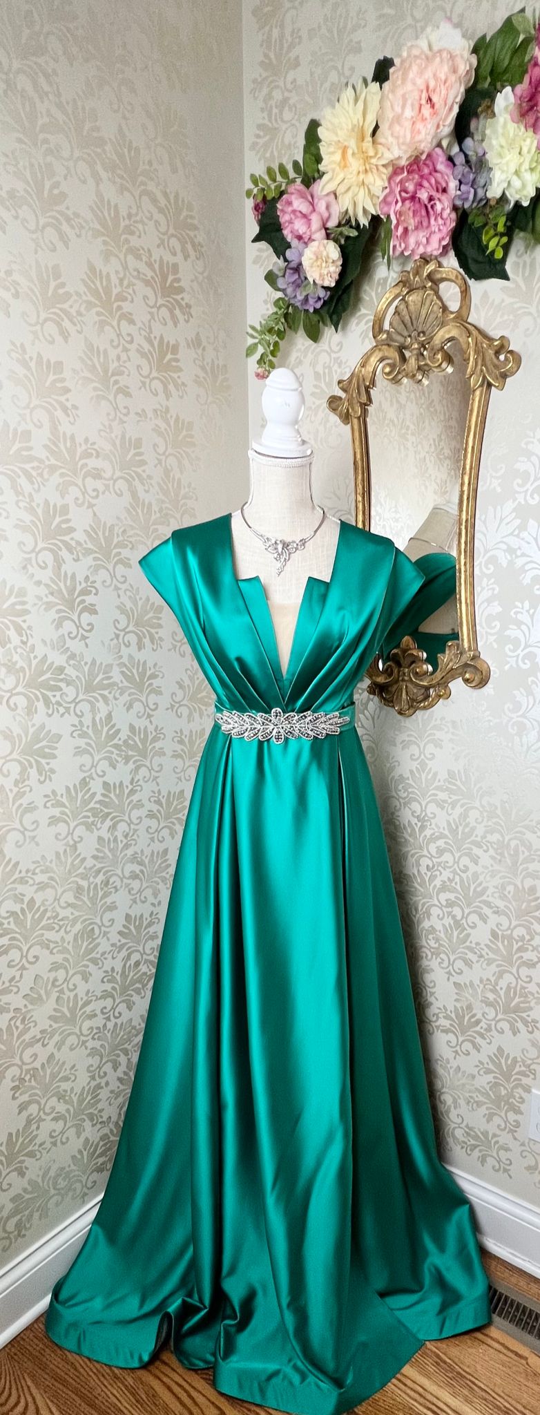 Fancy Elegant green dress