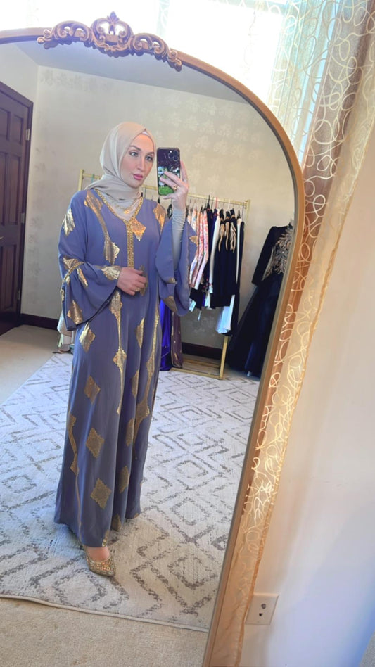 Blue Abaya